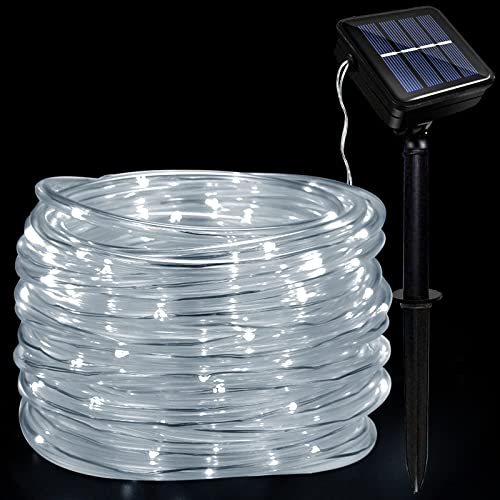 JIMACRO Outdoor Solar LED Lichtschlauch, IP65 Wasserdicht Solar Lichterkette Außen 12m 100LEDs Solar Deko Lichter mit 8 Beleuchtungsmodi für Garten Baum Party Weihnachtsdekoration JIMACRO Outdoor Solar LED Lichtschlauch, IP65 Wasserdicht Solar Lichterkette Außen 12m 100LEDs Solar Deko Lichter mit 8 Beleuchtungsmodi für Garten Baum Party Weihnachtsdekoration von JIMACRO