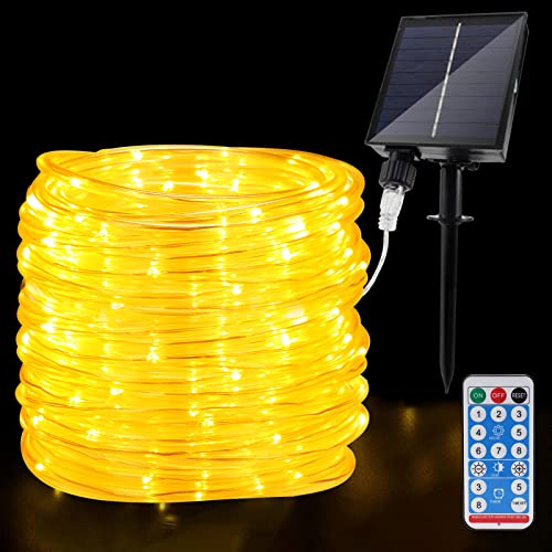 JIMACRO Outdoor Solar LED Lichtschlauch, IP65 Wasserdicht Solar Lichterkette Außen 22m 200LEDs Solar Deko Lichter mit 8 Beleuchtungsmodi für Garten Baum Party Weihnachtsdekoration JIMACRO Outdoor Solar LED Lichtschlauch, IP65 Wasserdicht Solar Lichterkette Außen 22m 200LEDs Solar Deko Lichter mit 8 Beleuchtungsmodi für Garten Baum Party Weihnachtsdekoration von JIMACRO