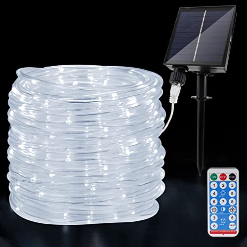 JIMACRO Outdoor Solar LED Lichtschlauch, IP65 Wasserdicht Solar Lichterkette Außen 22m 200LEDs Solar Deko Lichter mit 8 Beleuchtungsmodi für Garten Baum Party Weihnachtsdekoration JIMACRO Outdoor Solar LED Lichtschlauch, IP65 Wasserdicht Solar Lichterkette Außen 22m 200LEDs Solar Deko Lichter mit 8 Beleuchtungsmodi für Garten Baum Party Weihnachtsdekoration von JIMACRO