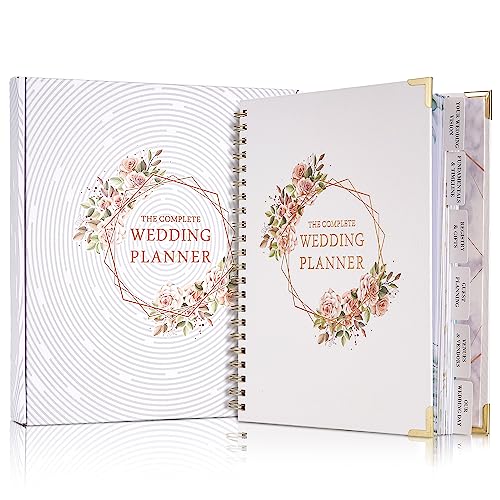 JIMBON Wedding Planner Buch, Englische Version Hochzeitsplaner Buch 188 Seiten ,Enthält eine Checkliste, Einen Zeitplan,Tolles Geschenk zur Verlobung JIMBON Wedding Planner Buch, Englische Version Hochzeitsplaner Buch 188 Seiten ,Enthält eine Checkliste, Einen Zeitplan,Tolles Geschenk zur Verlobung von JIMBON