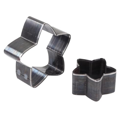 Kompatibles Werkzeug-Set mit 2 Stanzformen zum Schneiden von Leder, Sternform, Bastelwerkzeug für geschichtete Stoffe und Holzmeißel. Kompatibles Werkzeug-Set mit 2 Stanzformen zum Schneiden von Leder, Sternform, Bastelwerkzeug für geschichtete Stoffe und Holzmeißel. von JIMIGGAO