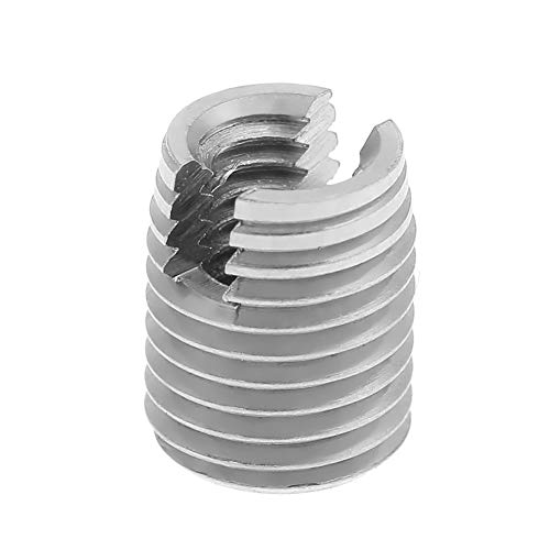 Werkzeug Kompatibel mit 20 Stück selbstschneidende Schlitzschrauben, Metallgewindeeinsatzmuttern für die Kompatibilität mit Spiralreparatur M4 x 8 mm Set Werkzeug Kompatibel mit 20 Stück selbstschneidende Schlitzschrauben, Metallgewindeeinsatzmuttern für die Kompatibilität mit Spiralreparatur M4 x 8 mm Set von JIMIGGAO