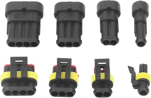 Werkzeug kompatibel mit Auto Steckverbinder-Kit, Wasserdicht Stecker Set für Auto, LKW, Motorrad und Wohnmobil, Versand eines 254-teiligen Sortiments mit Terminals Werkzeug kompatibel mit Auto Steckverbinder-Kit, Wasserdicht Stecker Set für Auto, LKW, Motorrad und Wohnmobil, Versand eines 254-teiligen Sortiments mit Terminals von JIMIGGAO