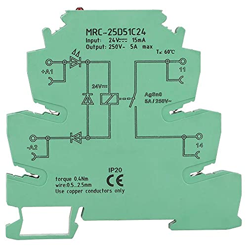 Werkzeug kompatibel mit SPS-Relais Elektromagnetische Kontaktschnittstelle Relaismodul Schalttafel Ultradünnes SPS-Relais MRC-25D51C24 PLC Elektromechanische Relais Werkzeug kompatibel mit SPS-Relais Elektromagnetische Kontaktschnittstelle Relaismodul Schalttafel Ultradünnes SPS-Relais MRC-25D51C24 PLC Elektromechanische Relais von JIMIGGAO