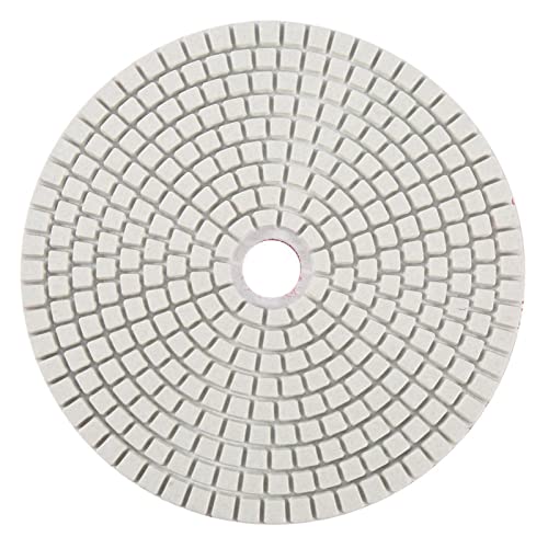 Werkzeug kompatibel mit Schleifscheiben, 125 mm, Nass-Diamant-Polierpads, Schleifscheiben für Granit, Beton, Marmor, Körnung 300, Schleifscheiben (300) (500) von JIMIGGAO