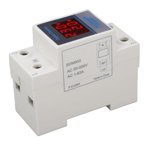 Werkzeug kompatibel mit Voltmeter, Amperemeter, einphasig, Din Rail Doppelanzeige, Multimeter von JIMIGGAO
