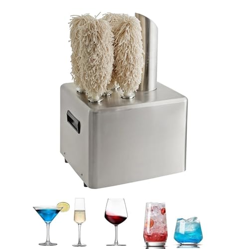 JIMINHUIXIN Weinglas-Poliermaschine mit 5 Bürsten | Elektrische Glasflaschen-Politur | 304 Edelstahl-Glasreiniger für Bars, Restaurants, Hotels & Weingüter | Inkl. Warmlufttrocknung JIMINHUIXIN Weinglas-Poliermaschine mit 5 Bürsten | Elektrische Glasflaschen-Politur | 304 Edelstahl-Glasreiniger für Bars, Restaurants, Hotels & Weingüter | Inkl. Warmlufttrocknung von JIMINHUIXIN