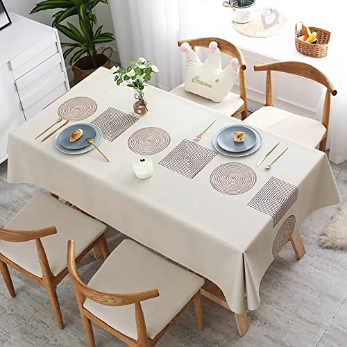 JIN DOUDOU Outdoor Tablecloths Weihnachtstischdecke, PVC Tischdecke Abwaschbar,Eine wasserfeste tischdecke,Geburtstagsfeier,Party，80x120cm von JIN DOUDOU