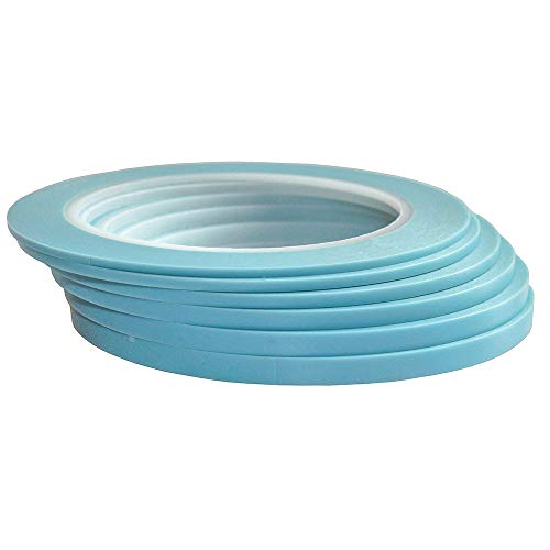 Fine Line Fineline Klebeband, Vinyl, für Automalerei, Maler-Klebeband, 2 mm, 2,5 mm, 3 mm, 4 mm, 5 mm, 6mm 6 Rollen Fine Line Fineline Klebeband, Vinyl, für Automalerei, Maler-Klebeband, 2 mm, 2,5 mm, 3 mm, 4 mm, 5 mm, 6mm 6 Rollen von JINBING