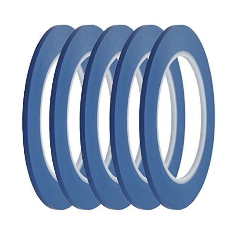 JINBING Fine Line Fineline Klebeband, Vinyl, für Automalerei, Maler-Klebeband, Blau 3 mm x 33M 5 Rollen JINBING Fine Line Fineline Klebeband, Vinyl, für Automalerei, Maler-Klebeband, Blau 3 mm x 33M 5 Rollen von JINBING