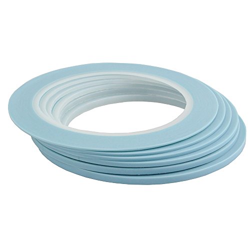 Fine Line Fineline Klebeband, Vinyl, für Automalerei,Maler-Klebeband für Kurven 1 mm, 1,5 mm, 2 mm, 2,5 mm, 3 mm, 4 mm 6Rollen Fine Line Fineline Klebeband, Vinyl, für Automalerei,Maler-Klebeband für Kurven 1 mm, 1,5 mm, 2 mm, 2,5 mm, 3 mm, 4 mm 6Rollen von JINBING