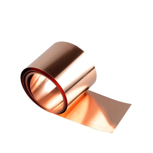 JINFEUGE 1 M Kupferblech, 99,5% Reines Kupferband, Weit Verbreitet In Handwerk, Heimwerken, Industrie, Baumaterialien/1Pc/0.02 * 100 * 1000Mm JINFEUGE 1 M Kupferblech, 99,5% Reines Kupferband, Weit Verbreitet In Handwerk, Heimwerken, Industrie, Baumaterialien/1Pc/0.02 * 100 * 1000Mm von JINFEUGE
