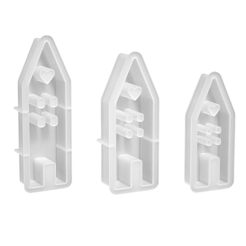 Silikonform Haus | 3D Silikonformen Gießformen Häuser Kerzenformen | Backzubehör Zum Selbermachen | Für Urlaub Kuchen Kekse Handgemachte Seife Schokolade von JINGAN
