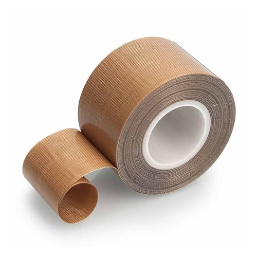 PTFE-Isolierband, 0,13 mm/0,18 mm dick, 10-m-Rolle, Teflon-Gewebeband, hochtemperaturbeständig (300 °C) | 10–300 mm Breite | Hitzebeständiges Klebeband for Elektrik, Industrie und Heimwerker(Thickness von JINGCHI