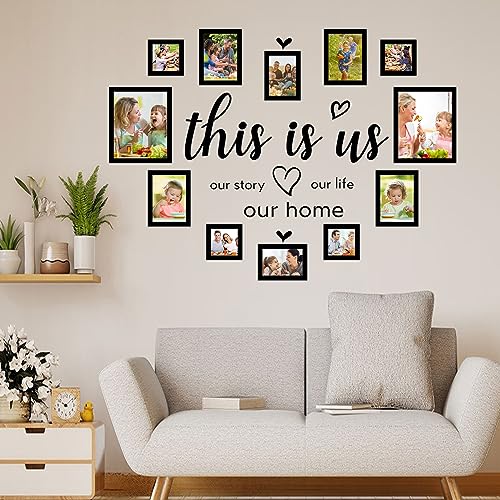 C'est nous Wandtattoo Bilderrahmen, Rahmen-Wanddekoration, Familienrahmen-Wanddekoration mit Inspirierendem Wort, Dekorative Wandrahmen, Geeignet für Schlafzimmer, Zuhause, Fenster C'est nous Wandtattoo Bilderrahmen, Rahmen-Wanddekoration, Familienrahmen-Wanddekoration mit Inspirierendem Wort, Dekorative Wandrahmen, Geeignet für Schlafzimmer, Zuhause, Fenster von JINGIHE