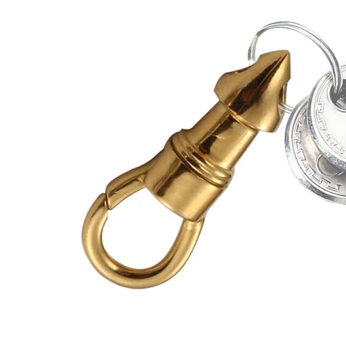 JINGLING Drehbare Haken, Drehverschlusshaken | Anhänger Halskette Verschluss - Multifunktionaler Drehkarabiner mit Schlüsselanhänger, Metallhakenschnalle, Schlüsselringe für JINGLING Drehbare Haken, Drehverschlusshaken | Anhänger Halskette Verschluss - Multifunktionaler Drehkarabiner mit Schlüsselanhänger, Metallhakenschnalle, Schlüsselringe für von JINGLING