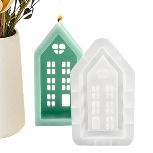 JINGLING Hausseifenform, Silikonform, Antihaft-Silikonform für Zuhause, Silikonform, Silikonform, Silikonform, Gießform, Kerzenform für die von JINGLING