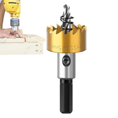 JINGLING Lochöffner Schnellarbeitsstahl Lochsäge Metall Lochsägenöffner Schnellarbeitsstahl Lochsägenöffner Lochsägenöffner Schneidwerkzeug Blechreibahle für Metall, Kupfer, Edelstahl, Eisen von JINGLING