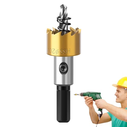 JINGLING Lochsäge HSS Lochsäge Metallschneider Lochsäge Lochsäge Lochsäge 16-30mm Lochsägenöffner Schneidwerkzeug Blechreibahle für Metall Kupfer Edelstahl Eisen von JINGLING