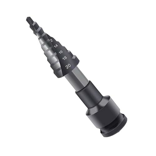 JINGLING Schrittbohrer für Metall, Stufenbohrer – Bohrer in Industriequalität, Werkzeuge für zu Hause von intensivierten Bohrern, verstärkter Lochbohrer in verschiedenen Größen zum Schneiden von JINGLING Schrittbohrer für Metall, Stufenbohrer – Bohrer in Industriequalität, Werkzeuge für zu Hause von intensivierten Bohrern, verstärkter Lochbohrer in verschiedenen Größen zum Schneiden von von JINGLING