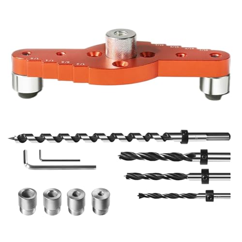 JINGLING Set mit Dübeln für schwebende Regal-Installation, Montageschablone für Regalhalterung, Set mit 1/2 x 11,8 Zoll, Bohrer-Set JINGLING Set mit Dübeln für schwebende Regal-Installation, Montageschablone für Regalhalterung, Set mit 1/2 x 11,8 Zoll, Bohrer-Set von JINGLING