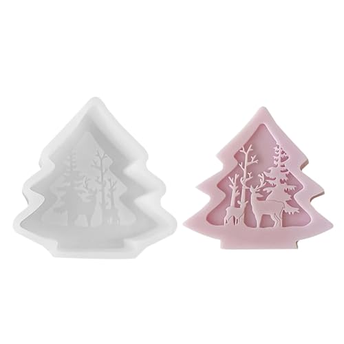 JINGLING Weihnachtsbaumform, Weihnachtsbaum Silikonform | Epoxidharz Gießform zum Formen | Weihnachtskerzen herstellen, Silikonformen für Dekoration JINGLING Weihnachtsbaumform, Weihnachtsbaum Silikonform | Epoxidharz Gießform zum Formen | Weihnachtskerzen herstellen, Silikonformen für Dekoration von JINGLING