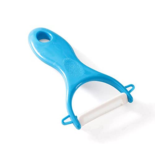 JINGYAN Schäler Ceramic Peeler 4 Color Vegetable Fruit Peeler Kitchen Potato Carrot Cucumber Peeler Peeling Kitchen Gadgets(Blue) von JINGYAN