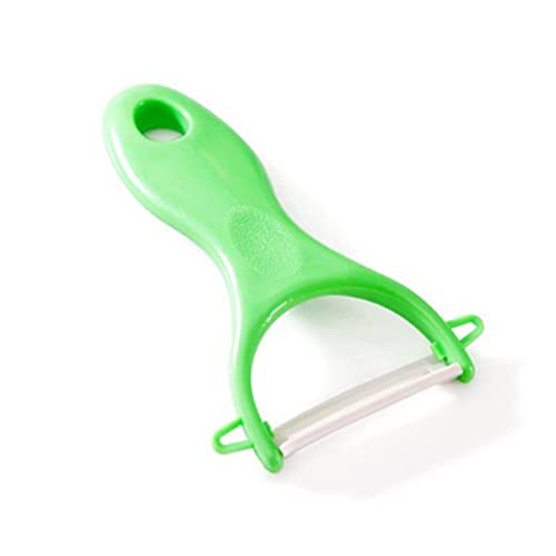 JINGYAN Schäler Ceramic Peeler 4 Color Vegetable Fruit Peeler Kitchen Potato Carrot Cucumber Peeler Peeling Kitchen Gadgets(Green) von JINGYAN
