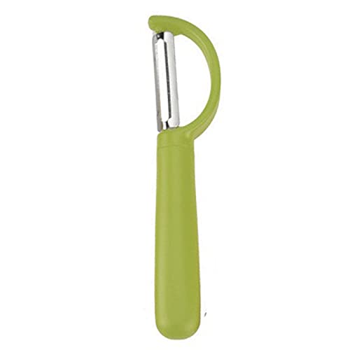 JINGYAN Schäler Fruit and Vegetable Peelers, Peeler for Potatoes with Ergonomic Silicone Handle,Kitchen Gadgets(Green) von JINGYAN