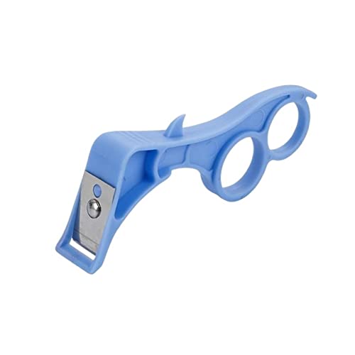 JINGYAN Schäler Gemüseschäler Obst Edelstahl Slicer(Blue) von JINGYAN