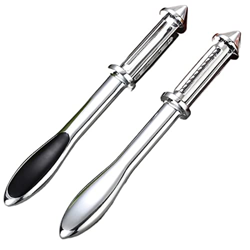 JINGYAN Schäler Obst- und Gemüseschäler, scharfer Schäler aus Legierung mit ergonomischer Sicherheit für Kartoffel-Karotten-Reibe, Schäler, Küchenzubehör von JINGYAN