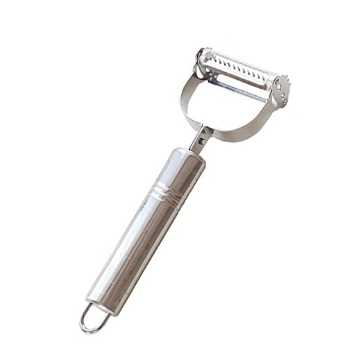 JINGYAN Schäler Stainless Steel Multi-Function Peeler Slicer Shredder Potato Peeler Vegetable Peeler Double-Sided Blade Home Practical Peeler JINGYAN Schäler Stainless Steel Multi-Function Peeler Slicer Shredder Potato Peeler Vegetable Peeler Double-Sided Blade Home Practical Peeler von JINGYAN