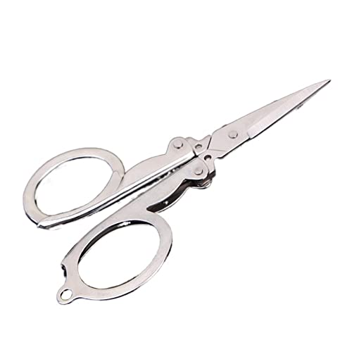 JINGYAN Schere Folding Scissors Travel Craft Foldable Travel Embroidery Scissors Thread Cutting Tailor Scissors von JINGYAN