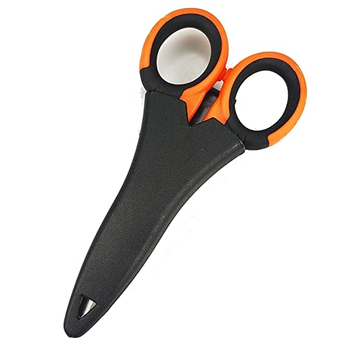 JINGYAN Schere High Steel Scissors Household Shears Tools Electrician Scissors Stripping Wire Cut Tools for Fabrics, Paper and Cable von JINGYAN
