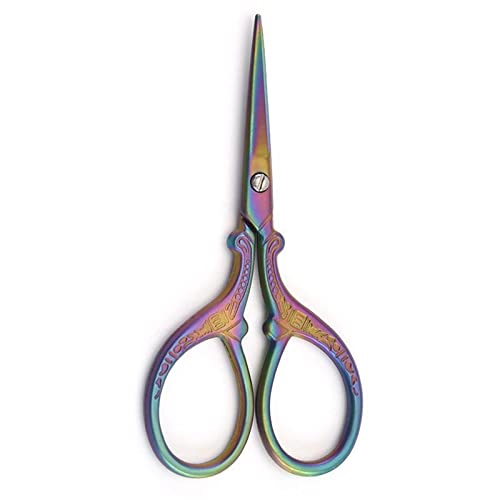 JINGYAN Schere Scissors Pattern Stainless Steel Sewing Scissors Craft Embroidery Craft Tools(A) von JINGYAN
