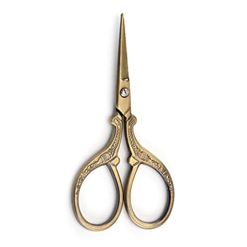 JINGYAN Schere Scissors Pattern Stainless Steel Sewing Scissors Craft Embroidery Craft Tools(D) von JINGYAN