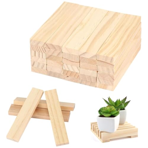 JINJUMEI 30 Stück Holzklötzchen zum Basteln, Bastelholz Klötzchen Holzbausteine bastelklötzchen Hölzchen, Holzklötzchen zum Basteln Holzleisten Holzklötze, für Heimwerkerprojekte, Deko, Vertäfelung JINJUMEI 30 Stück Holzklötzchen zum Basteln, Bastelholz Klötzchen Holzbausteine bastelklötzchen Hölzchen, Holzklötzchen zum Basteln Holzleisten Holzklötze, für Heimwerkerprojekte, Deko, Vertäfelung von JINJUMEI