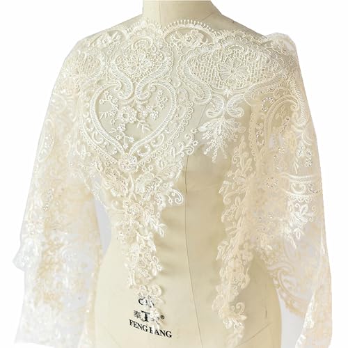 Pailletten-Bordüre, Spitzenbesatz, Wimpern-Blumenstickerei, Schnürsenkel, Hochzeit, Brautschleier, Wickelkleid, dekorative Tischdecke, handgefertigt, DIY, Kopfschmuck, Dekoration, 91 cm, Grau Pailletten-Bordüre, Spitzenbesatz, Wimpern-Blumenstickerei, Schnürsenkel, Hochzeit, Brautschleier, Wickelkleid, dekorative Tischdecke, handgefertigt, DIY, Kopfschmuck, Dekoration, 91 cm, Grau von JINMOMOMO