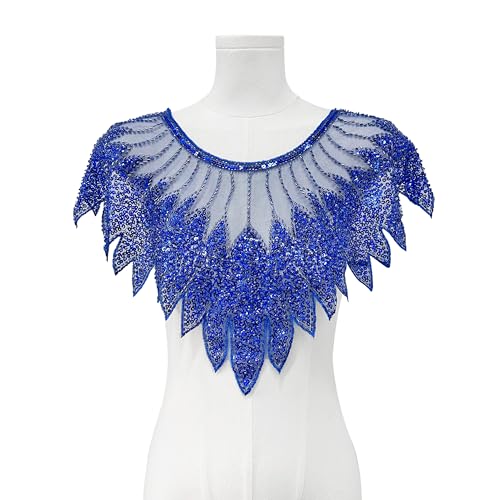 Pailletten-Perlen-Mesh-Applikation, Kragen, künstliche Kragen, Spitze, Stoff, Netz-Patches, glänzend, exquisiter Ausschnitt, DIY, Nähen, Abendkleid, Hochzeitskleid, Basteln, Halsausschnitt Pailletten-Perlen-Mesh-Applikation, Kragen, künstliche Kragen, Spitze, Stoff, Netz-Patches, glänzend, exquisiter Ausschnitt, DIY, Nähen, Abendkleid, Hochzeitskleid, Basteln, Halsausschnitt von JINMOMOMO