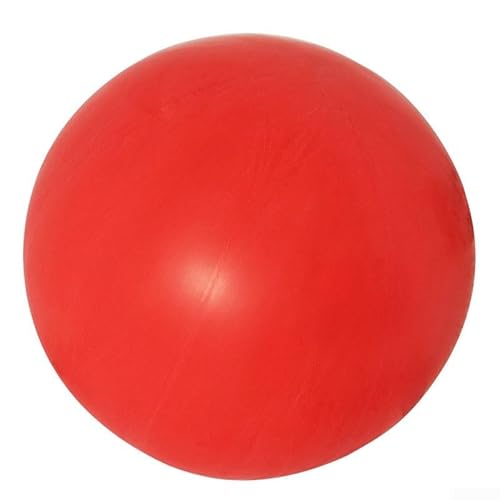 183 cm großer runder Ballon, Jumbo-Ballon, rot, riesige Latex-Luftballons, Party-Aufführung, Dekor-Ballon, rot, für Hochzeiten, Geburtstage, Jubiläen, Karnevalsdekorationen von JINSBON