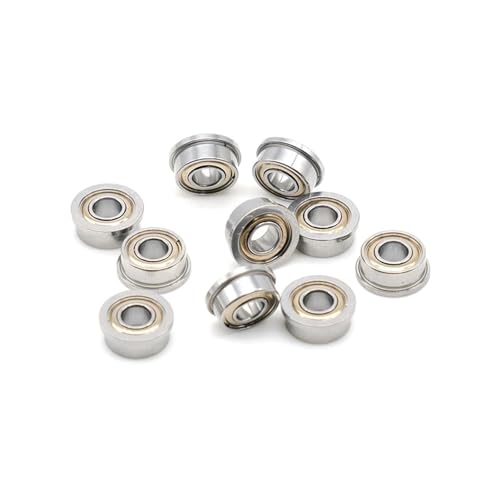 F683ZZ Flanschlager 3x7x3 mm ABEC-7 (10 Stück) Flansch F683 Z Kugellager von JINWPXSR
