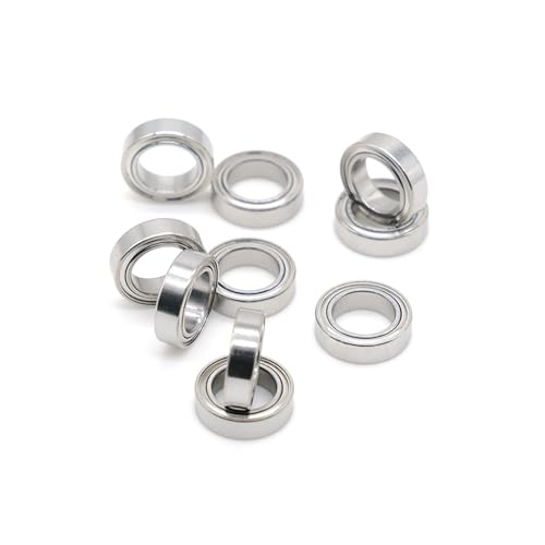 SMR128ZZ CB 8x12x3,5mm (2 STÜCK) ABEC-7 Edelstahl-Hybrid-Keramiklager DDL-1280ZZ Hochgeschwindigkeits-Miniaturkugellager von JINWPXSR