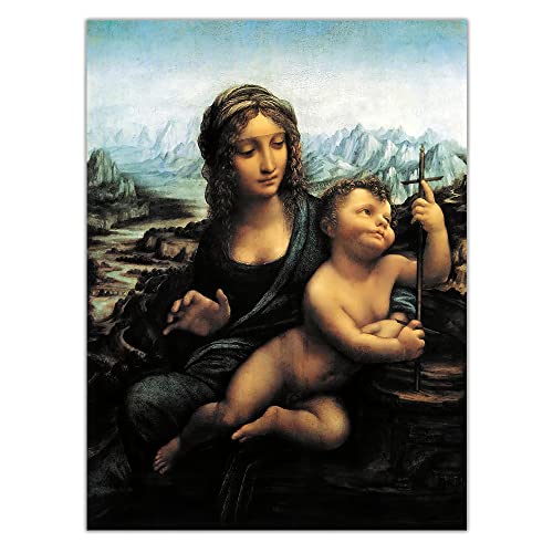 5D Diamond Art Kits Full Drill Diamond Painting Kits für Erwachsene Kinder Madonna of the Yarnwinder von Leonardo Da Vinci 5D Diamond Art Kits Full Drill Diamond Painting Kits für Erwachsene Kinder Madonna of the Yarnwinder von Leonardo Da Vinci von JINYANZZYJ