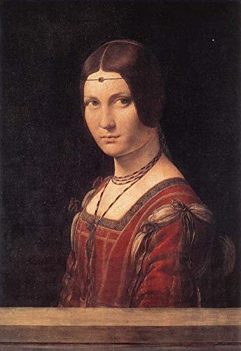 Da Vinci 5D-Diamant-Kunst-Set, Diamant-Malerei-Set für Erwachsene und Kinder, La Belle Ferroniere Leonardo Da Vinci 5D-Diamant-Kunst-Set, Diamant-Malerei-Set für Erwachsene und Kinder, La Belle Ferroniere Leonardo von JINYANZZYJ