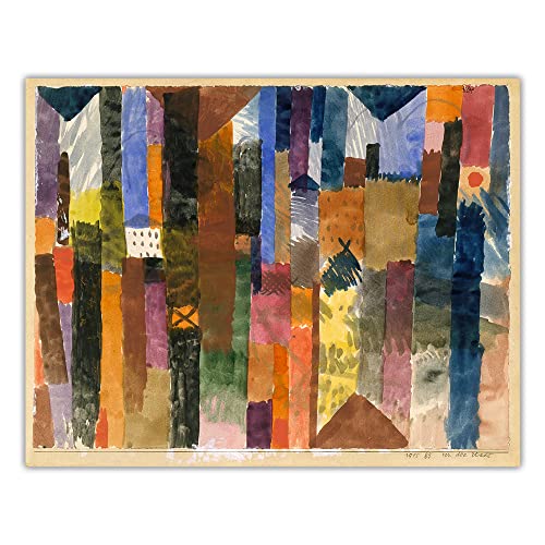 Diamond Painting Kits For Kids Paul Klee《Before The Town》 DIY 5D Diamond Paintings For Home Wall Decor Gift Diamond Painting Art 12 * 16In/30 * 40Cm von JINYANZZYJ
