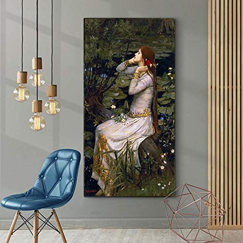 Malen nach Zahlen für Erwachsene, William Waterhouse《Ophelia, 1894》 Digitales Öl-Leinwand-Gemälde-Set für Kinder, Geburtstag, Hochzeit, Dekorationen, Geschenke Malen nach Zahlen für Erwachsene, William Waterhouse《Ophelia, 1894》 Digitales Öl-Leinwand-Gemälde-Set für Kinder, Geburtstag, Hochzeit, Dekorationen, Geschenke von JINYANZZYJ