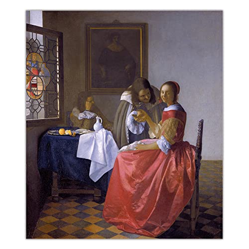 Malen nach Zahlen für Erwachsene Kinder The Girl with The Wineglass by an Open Window by Johannes Vermeer DIY Ölgemälde Leinwanddruck Wandkunst Heimdekoration Malen nach Zahlen für Erwachsene Kinder The Girl with The Wineglass by an Open Window by Johannes Vermeer DIY Ölgemälde Leinwanddruck Wandkunst Heimdekoration von JINYANZZYJ
