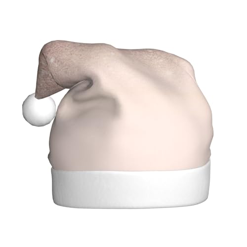 JIPOFD Weihnachtsmütze mit rotgoldener Tapete, Weihnachtsmütze für Erwachsene für Damen und Herren, weich und bequem, verdickte Weihnachtsmütze JIPOFD Weihnachtsmütze mit rotgoldener Tapete, Weihnachtsmütze für Erwachsene für Damen und Herren, weich und bequem, verdickte Weihnachtsmütze von JIPOFD
