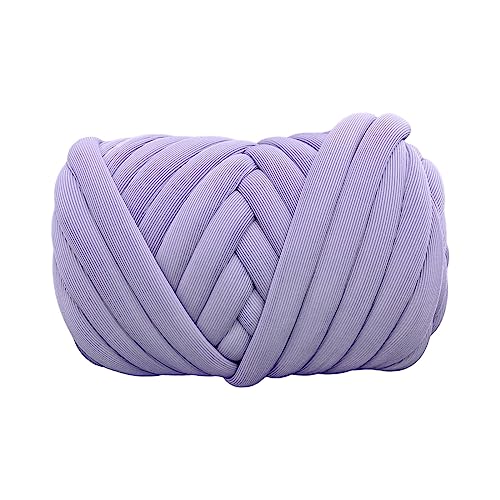 JISADER 1000 g grobes Garn, sperriges Garn, Armstrickgarn, Jumbo-Schlauchgarn für Bastelarbeiten, Violett JISADER 1000 g grobes Garn, sperriges Garn, Armstrickgarn, Jumbo-Schlauchgarn für Bastelarbeiten, Violett von JISADER