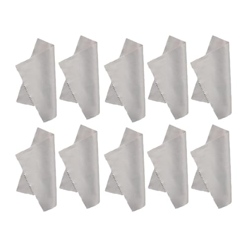 JISADER 10er Pack Reinigungstücher für Kameras Und Telefone, Waschbar, Tragbar, für Brillen, Bildschirme Und Linsen, Hellgrau JISADER 10er Pack Reinigungstücher für Kameras Und Telefone, Waschbar, Tragbar, für Brillen, Bildschirme Und Linsen, Hellgrau von JISADER